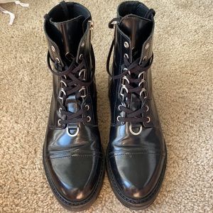 AllSaints Lira Hiker Boot 39 Combat Black